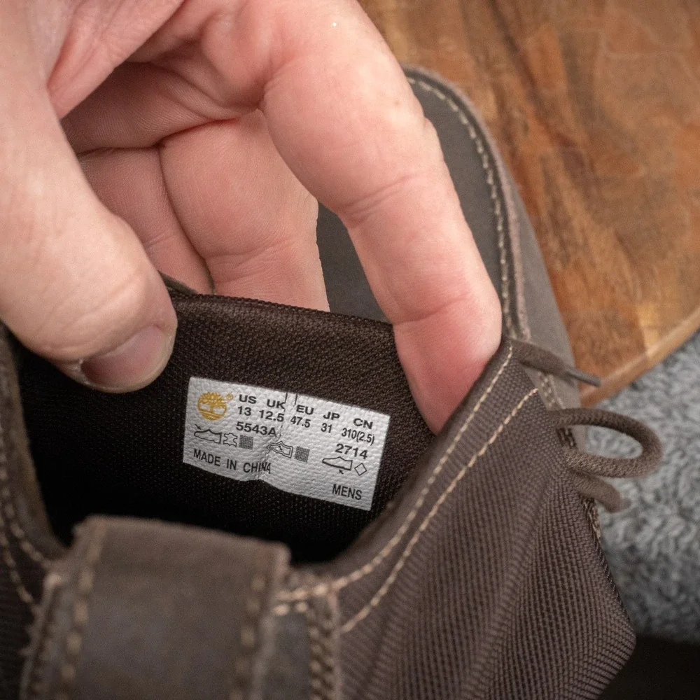 Timberland Earthkeepers Chukka Mens Boots‎ Brown Leather Ortholite Size 13 5543A